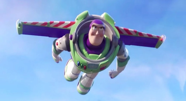 flying buzz lightyear